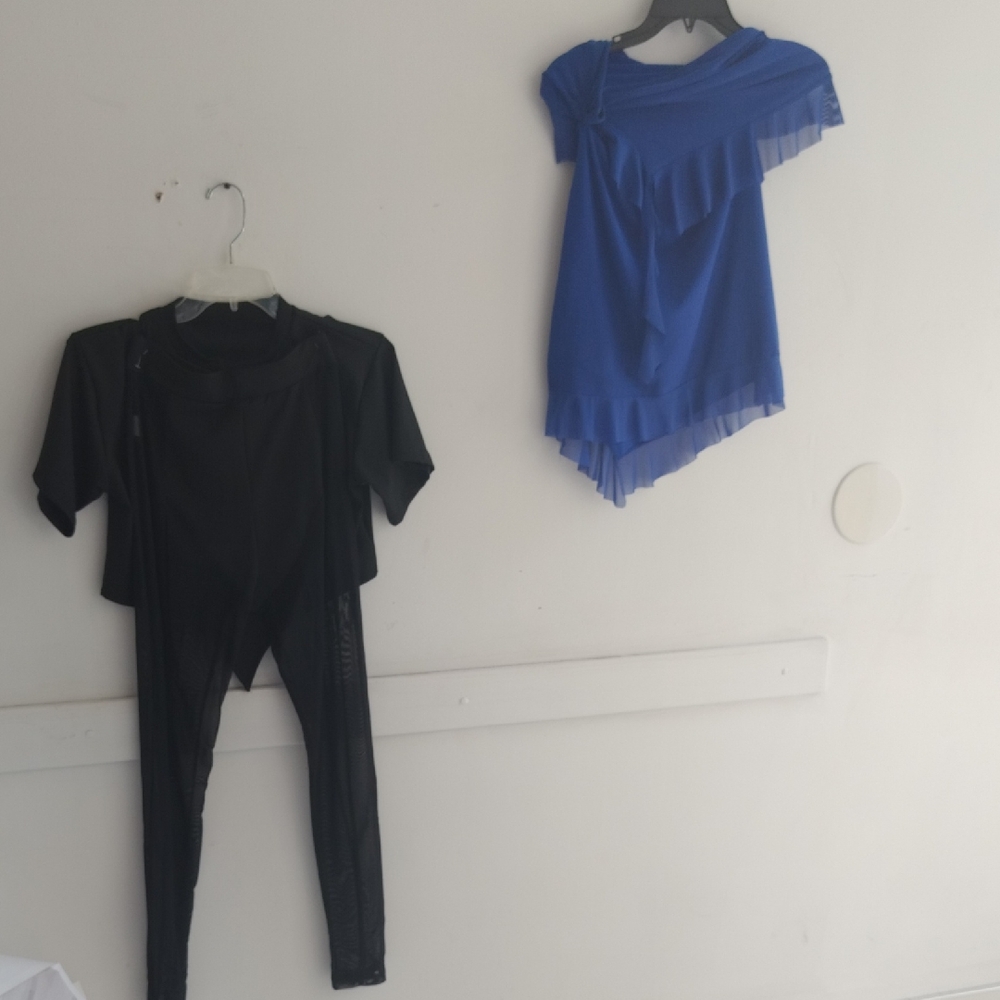 Black and Blue Dance Costumes